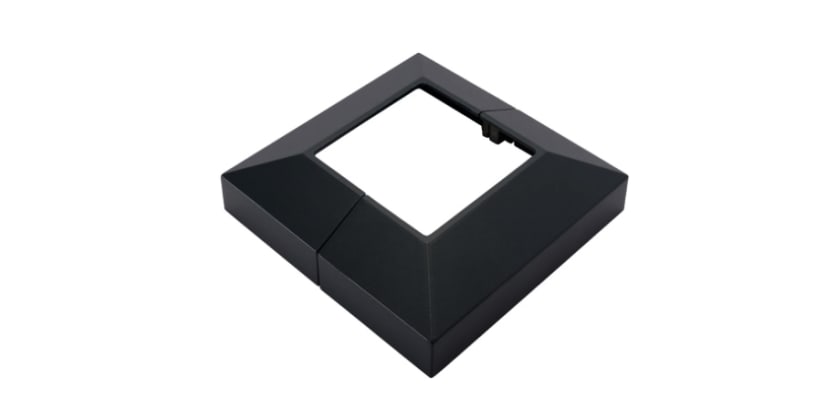 Black Base Cap for Bambura Aluminium Posts