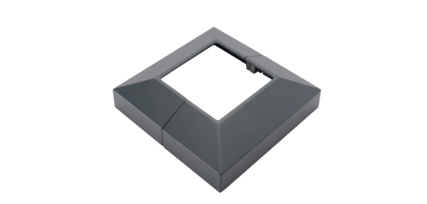 Silver Base Cap for Bambura Aluminium Posts