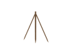 Creosoted timber post stakes with struts