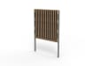 Side view of 2.4m High AcoustiGuard® SR1 (A1) LPS 1175 Acoustic Fencing Kit