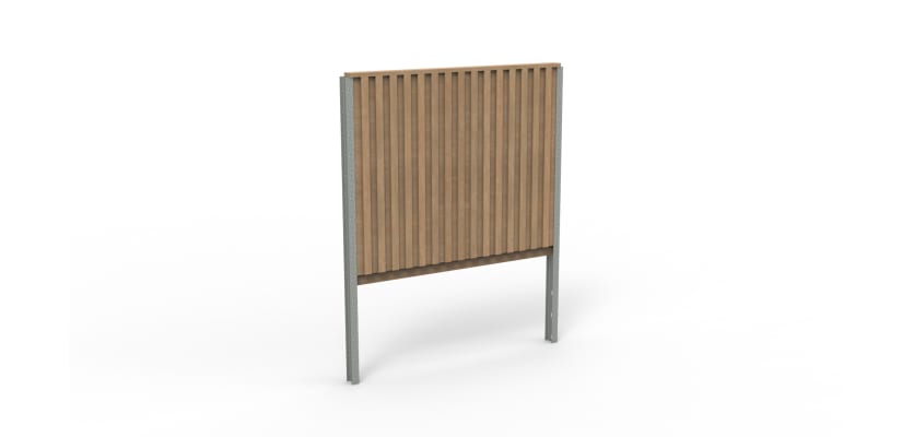 2.4m High AcoustiGuard® SR1 (A1) LPS 1175 Acoustic Fencing Kit with dig in posts