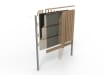 2.4m high AcoustiGuard® SR1 (A1) LPS 1175 acoustic fencing kit showcasing sturdy panels designed for sound attenuation and security, featuring a sleek, contemporary design suitable for various outdoor applications.