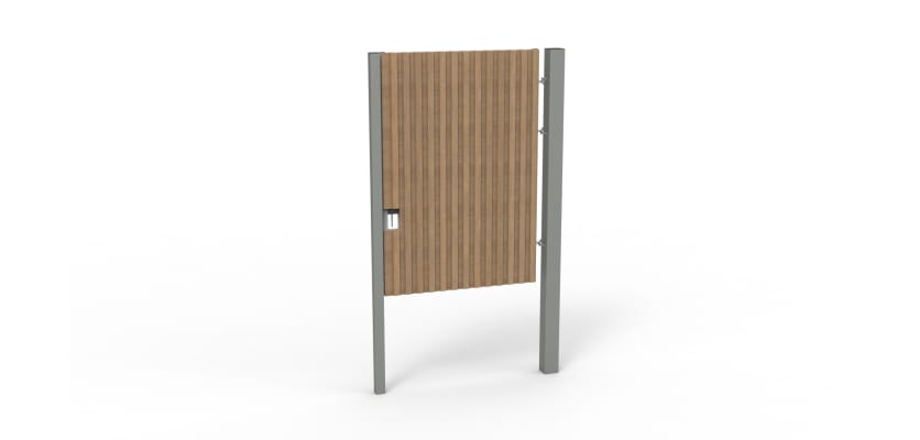 2.0m High x 2.0m Wide AcoustiGuard® SR1 (A1) LPS 1175 Single Leaf Gate Kit with dig in posts