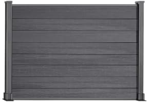 Bambura® Wood Grain Anthracite Grey Wood Plastic Composite Fencing