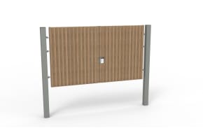 2.4m High x 2.0m Wide AcoustiGuard® SR1 (A1) LPS 1175 Double Leaf Gate Kit