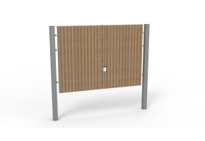3.0m High x 2.0m Wide AcoustiGuard® SR1 (A1) LPS 1175 Double Leaf Gate Kit
