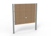 AcoustiGuard® double leaf gate with dig-in posts