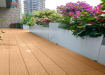 Bambura® Wood Plastic Composite Essential Deck Trim in teak finish