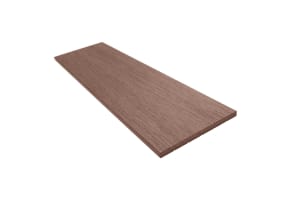 Bambura® Wood Plastic Composite Essential Flat Fascia Trim - Chocolate