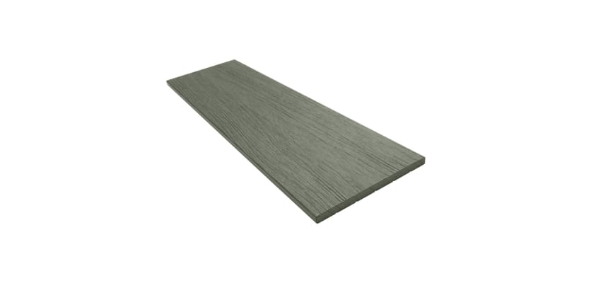 A Grey Bambura Wood Plastic Composite Flat Fascia Trim 