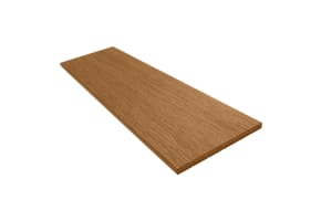 Bambura® Wood Plastic Composite Advanced Flat Fascia Trim - Teak