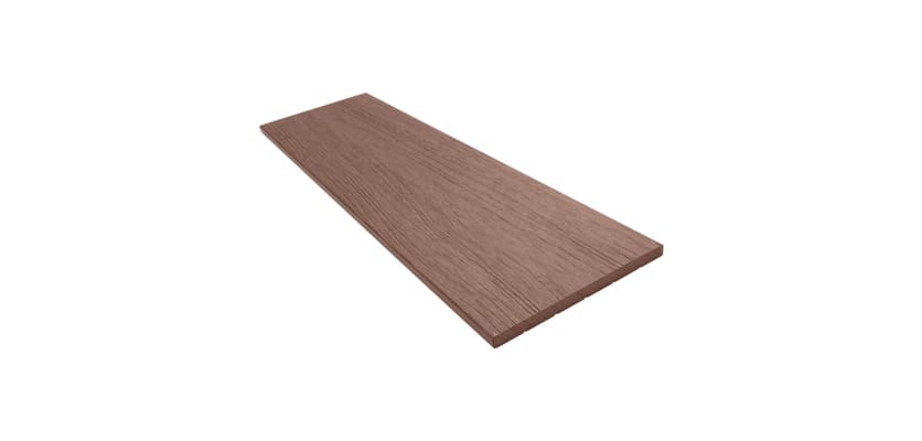 Bambura Wood Plastic Composite Advanced Flat Fascia Trim - Chocolate Finish
