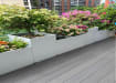 Grey Bambura® Wood Plastic Composite Essential Deck Board showcasing a textured, weather-resistant surface ideal for outdoor decking and patios.