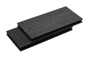 Bambura® Wood Plastic Composite Essential Deck Board - Charcoal