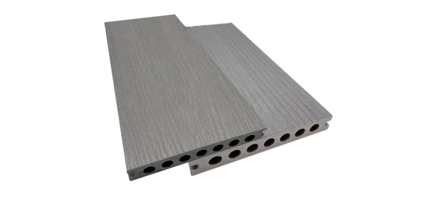 Grey Bambura Wood Plastic Composite Deck Boards - Grey Finish