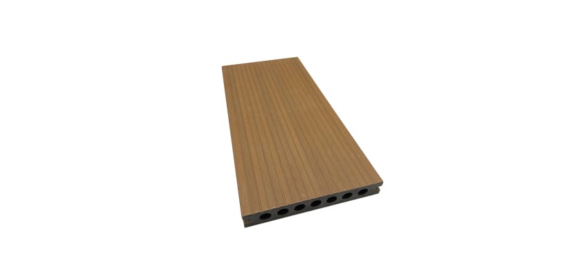 Wood Plastic Composite Advanced Deck Board in Teak finish