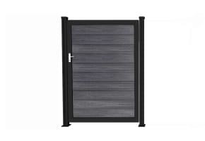 Bambura® Aluminium Pedestrian Gate Frame Kit - Black
