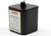 6V battery designed for traffic cone lights, featuring a compact design and reliable power source.