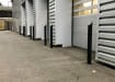 Black mitre top bollards
