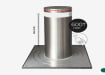 Benito H6006 Stainless Steel Automatic Telescopic Hydraulic Bollard Kit