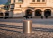 Benito H6008 Stainless Steel Automatic Telescopic Hydraulic Bollard Kit in city centre
