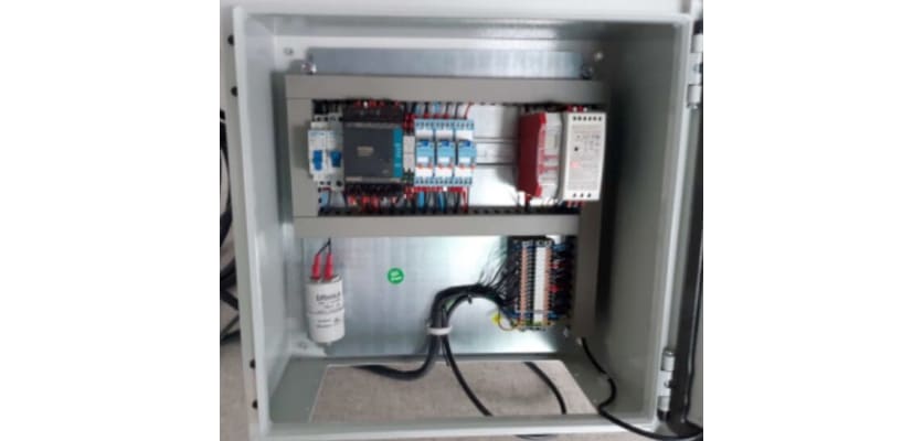 Inside view of Control Box