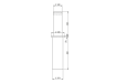 Benito H6008 Stainless Steel Automatic Telescopic Hydraulic Bollard Kit diagram