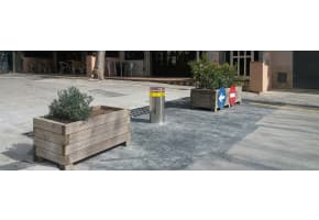 Benito H6006/3 – Group of 3 Stainless Steel Automatic Telescopic Hydraulic Bollards Kit