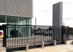Group of three Stainless Steel Bollards