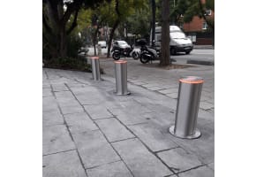 Benito H7508 Stainless Steel Automatic Telescopic Hydraulic Bollard Kit