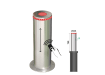 Stainless Steel Automatic Telescopic Hydraulic Bollard Kit 