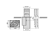 BFT Pillar B 600 Hydraulic Automatic Bollard Single Kit diagram