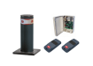 BFT Pillar B 600 Hydraulic Automatic Bollard Single Kit in grey finish
