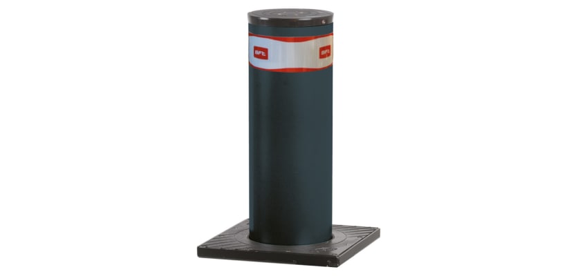 BFT Pillar B 800 Hydraulic Automatic Bollard in slate grey finish