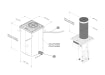 Rise Spartacus 275/600-2 Pair of Hydraulic Automatic Bollards Kit Diagram