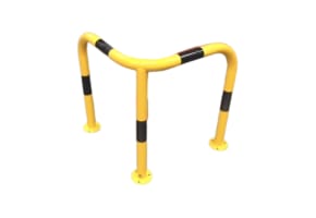 Black & Yellow Corner Protection Hoop CPH60 60mm Diameter