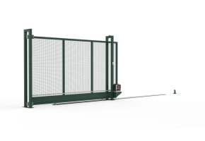  FFL 200T Automated 358 Prison Mesh Tracked Sliding Gate 8.0m - 12.0m Wide