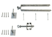 Galvanised Adjustable Hook Plate Hinge Kit 
