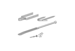 Spring Fastener Kit with Staple Catch For Ranch and Field Gates
