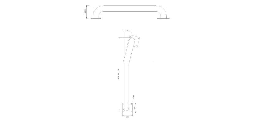 Cranked wheel guide diagram