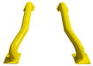 Yellow Cranked Wheel Guide