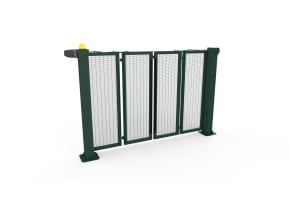   FFL RapidFold™ Double Leaf Gate - 358 Prison Mesh Infill - Up To 6m Opening