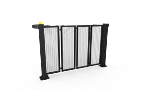     FFL RapidFold Pro™ Double Leaf Gate - 358 Prison Mesh Infill - Up To 10m Opening