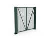 Green FFL 60S Manual Single Leaf 358 Prison Mesh Swing Gate
