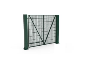  FFL 60D Prepped For Automation Double Leaf 358 Prison Mesh Swing Gate - up to 6m opening