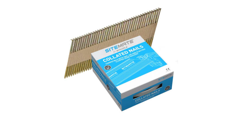 Box of Collated Smooth Shank Nails