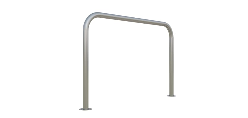 Bolt down galvanised hooped barrier