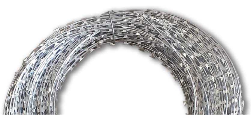 Galvanised Concertina Razor Wire 955mm