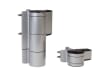 Silver Locinox Mammoth Second Generation 180° Gate Closer and Hinge Combination