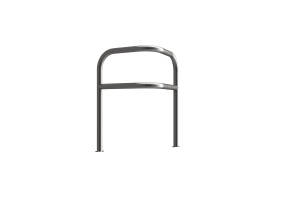  Galvanised Corner Protection Hoop CPH60 60mm Diameter With Horizontal Rail